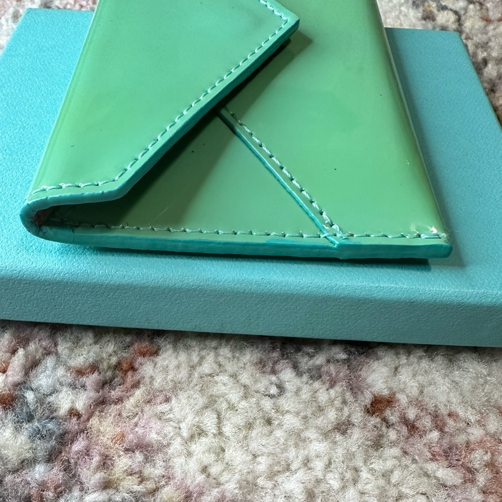 TIFFANY & Co. LEATHER ENVELOPE with box & tissue paperđź’ŽAuthentic - Picture 4 of 14